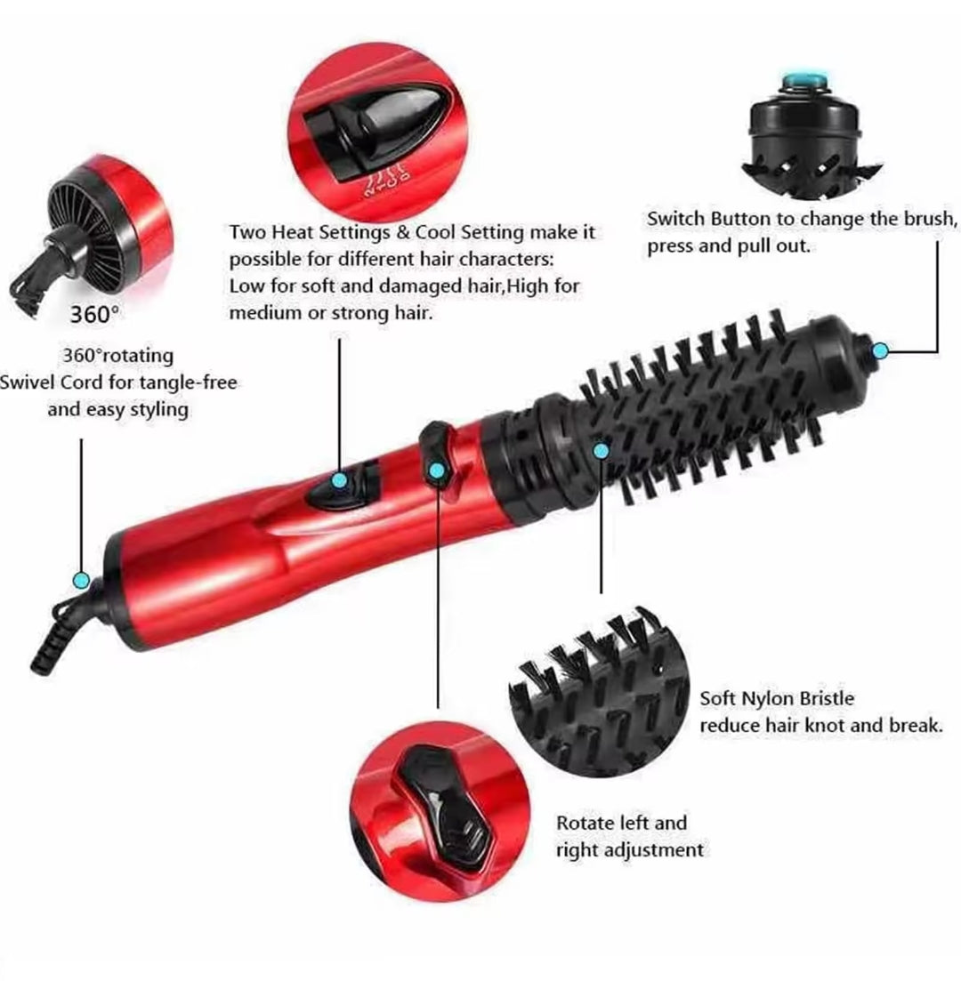 Brosse Soufflante Rotative 2-en-1