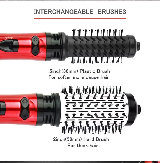 Brosse Soufflante Rotative 2-en-1